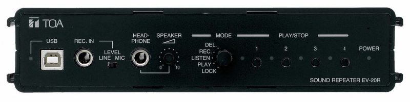 TOA EV-20R Lecteur enregistreur numérique 4 messages - Image principale