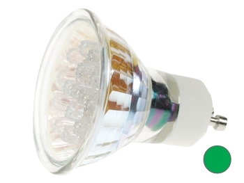 Velleman LAMPE LED GU10 VERTE - 240VCA - Image principale