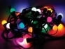 Cliquez pour agrandir <span>location</span> ÉCLAIRAGE DE FÊTE POUR L'EXTÉRIEUR, 11.5m, 20 LAMPES LED COULEUR