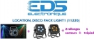 Location DISCO PACK LIGHT 1:  Effet Flower + 2 Projecteur IR LED FLAT + 2 Rallonges Secteurs + 1 Trepied 