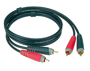 KLOTZ RCA - RCA: 2x Fiche RCA - 2x Fiche RCA LONG: 1m_ AT-CC0100