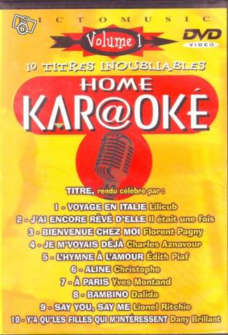 MARQUE NON RENSEIGNéE 1 disque karaoké DVD de 10 titres - EDS ELECTRONIQUE