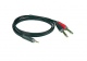 KLOTZ Audio adapt/Y-Câbles:AY5:1xFiche mini jack3p.-2xFiche jack2p_ AY5-0100 - Image n°2