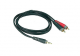 KLOTZ Audio adapt/Y-Câbles:AY7:1xFiche mini jack3p.-2xFiche RCA_AY7-0100 - Image n°2