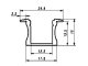 Velleman BARRE ALUMINIUM A ENCASTRER - Image n°3