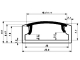 Velleman PROFILÉ EN ALUMINIUM POUR FLEXIBLES LED - PLAT / LARGE - 2M  - Image n°3