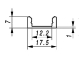 Velleman PROFILÉ EN ALUMINIUM POUR FLEXIBLES LED - PLAT - 2M  - Image n°3