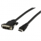 Nedis Cordon haute définition HDMI 1.3 19 pins-DVImâle(vidéo) 2.5m - Image n°2