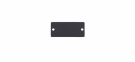 KRAMER Platine murale - Cache vierge pour emplacement